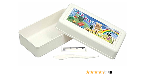 Amazon Co Jp アーテック ねんどケース Happydays 11 5 5cm 粘土ベラ 名前シール付き 30 おもちゃ