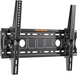 PERLEGEAR 壁掛けテレビ金具 32～75インチ対応 大型 薄型 ティルト式 耐荷重75kg tv壁掛け金具 テレビかべかけ金具 上下±15度角度調節 VESA100x100mm~VESA600x400mm