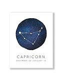 Capricorn Zodiac Constellation壁アート印刷、子供の部屋装飾、壁アート子供、西洋占星術、保育園壁アート、パーソナライズされたギフト、ホロスコープ装飾、ボーホー保育園、Con