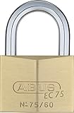 ABUS 75/60 KD B All Weather Solid Brass Keyed Different Padlock [並行輸入品]