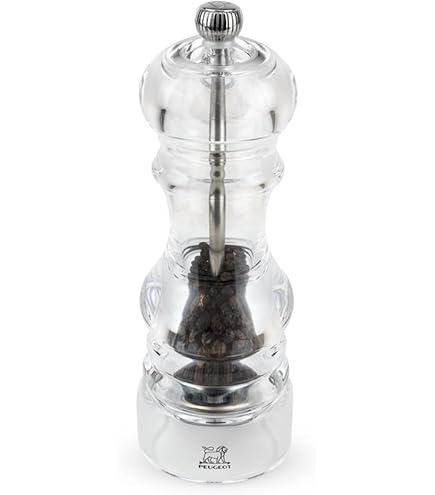 Amazon｜プジョー PEUGEOT 調味料入れ ソルトミル 塩 透明 アクリル製