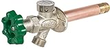 Prier p-164t14 14インチ四半期Turn anti-siphon壁栓withソフトグリップハンドル、3 / 4インチMPT x 1 / 2インチFPT