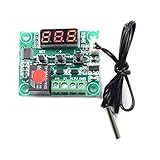 ELSKTX DC 12V Digital Display Red High Precision Temperature Controller Switch Board