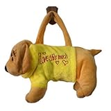 (ビグッド)Bigood ふわふわ 可愛い アニマルリュック ポケット ポシェット キッズ子供 バッグ カバン 女の子 男の子 ハンドバッグ 筆箱 ペンケースにも ブラウン 犬