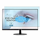 2枚 VacFun ブルーライトカット フィルム ， Asus VP249 VP249HV 23.8インチ モニター 向けの ブルーライトカットフィルム 保護フィルム 液晶保護フィルム（非 ガラスフィルム 強化ガラス ガラス ケース カバー ）