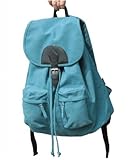AM Landen Canvas Backpack School Bag Leisure Backpack(Blue) [並行輸入品]