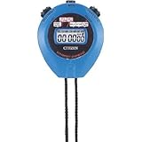 リズム時計工業:シチズン ストップウォッチMN(プラスチック材)青色 8RDA06-004 型式:8RDA06-004