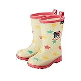 ダブルB (mikihouse) 星柄プリントのレインブーツ(長靴) 17cm アイボリー（31）