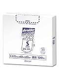 オルディ シュレッダー用 ごみ袋 25~30L 透明 S 横60×縦60cm 厚み0.025mm 100枚入 業務用 箱入り ポリ袋 エコマーク認定 PBS-NS