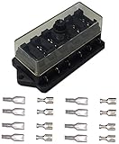 選べる種類 トラブル 回避 ブレード 型 ヒューズ 用 ヒューズ ボックス 平型端子メス (6ネジ＋８)