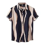 Shopyruder 半袖シャツ メンズ ワイシャツ 半袖 メンズ シャツ おしゃれ ストライプ プリントシャツ カジュアル ゴルフシャツ