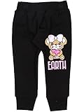 (アースマジック) EARTHMAGIC クマ耳付きサルエルパンツ 80cm ブラック