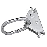 pa-man Eクリップ オーバルリング付 ロングタイプ ラッシングレール 金具 フック トラック 荷締め機 ベルト