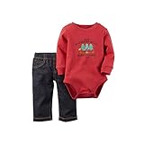 Carter's カーターズ キツネ 長袖 ボディスーツ ロングGパン風ボトム セット １２ヶ月