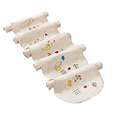 5PCSコットンベイビースウェット吸収性タオル6層カーキースウェットウィッキングパッドビブズ19*39CM-A01