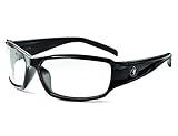 Ergodyne Skullerz Thor Safety Glasses - Black Frame Clear Lens [並行輸入品]