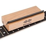 ギターフレットエッジファイル | 35/90 度フレットエンド面取りヤスリ - フレットエンドドレッシング用の 2 In 1 ウッドカッティングエッジツール - ギター、ベース、ウクレレ用の弦楽器製作者ツール