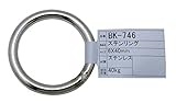 WAKI ステンレス リング 6X40mm BK-746
