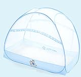 Wanghong ワンタッチ式蚊帳 ムカデや蚊 対策に/ワンタッチ/子供用ワンタッチ蚊帳 キッズ/ベビー コンパクト/収納 折りたたみ