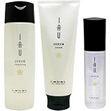 ルベル イオ セラム クレンジング シャンプー 200mL & クリーム トリートメント 200mL & オイル 100mL セット Lebel iau
