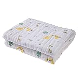 Domybestベビーバスタオル ベビー ガーゼケット 空調ブランケット 子供 新生児 赤ちゃん 柔らかく コットン 6層ガーゼ 強力吸水 柔らかい 出産祝い プレゼント