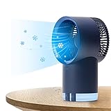 冷風機 冷風扇 二重噴霧穴のデザインで 強風かつ3つの速度で調整可能 素早く