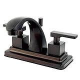 要素のデザインes4645qll Tampa 4 " 2-handleセンターセット洗面所蛇口真鍮ポップアップ付き、3 – 7 / 8 " 3- 7/8" ES4645QLL