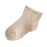 Plus Nao(プラスナオ) 子供用 赤ちゃん用 靴下 ソックス ショートソックス シンプル 無地 女の子 男の子 下着 くつ下 ベビー キッズ ジュニ 1-3歳 カーキ