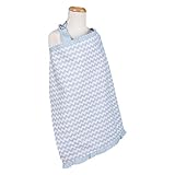 Trend Lab Sky Chevron Nursing Cover, Blue by Trend Lab