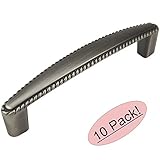 Cosmas ® 4111 ASアンティークシルバーロープ/スクロールキャビネットハードウェアハンドルプル – 3 – 3 / 4 "インチ( 96 mm )穴中心 – 10パック