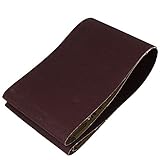 uxcell サンディングベルト サンドペーパー ダークブラウン 砥粒 1520x200mm 60グリット