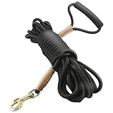 【動物病院の院長が監修】 ロングリード 犬 絡まりにくい 長い リード 大型犬 中型犬 15m ブラック 犬猫工房