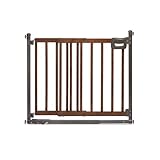 Summer Infant Secureにステップ木製walk-thruベビーゲート ブラック 27260A