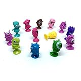 キッズ カートゥーン リトルモンスターアクションフィギュア おもちゃ ミニモンスター 吸盤 10個