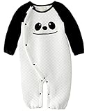 (コ-ランド) Co-land ベビー服 ロンパース 長袖 着ぐるみ アニマル カバーオール 赤ちゃん コスチューム 女の子 男の子 出産祝い Bパンダ 90