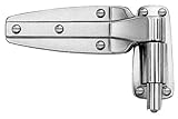 Kason 1248シリーズChromeリバーシブルばねAssisted cam-liftヒンジforフリーザー/クーラー/冷蔵庫(選択からオフセットフラッシュto 2 " ) Offset: Flu