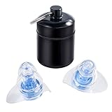 SOONHUA 耳栓 防音 安眠 ライブ イヤプラグ 睡眠 聴覚保護耳栓 遮音 水洗い可能 フィルター付き 花火大会 射撃 工事現場 飛行機 勉強 携帯ケース付き