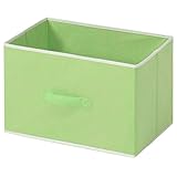 不二貿易 不織布 インナー ボックス 横型 幅35㎝ グリーン 83870