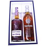 高級バーボン２本セット フォアローゼズプラチナ43度750ml、ワイルドターキー12年50.5度700ｍｌ