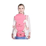 【ANION】多機能 抱っこひも 抱っこ紐 新生児 赤ちゃん ベビーキャリア 6WAY 外出用品 ベビー用品 (ピンク)
