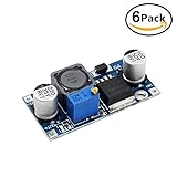 yiteng DC-DC 1.23V-30V LM2596 降圧コンバーター 降圧モジュール ステップダウンモジュール 6セット