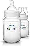 Philips AVENT Classic Plus BPA Free Polypropylene Bottles, 9 Ounce (Pack of 2) by Philips Avent [並行輸