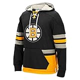 NHLメンズBoston Bruins CCMプルオーバーフード付きスウェットシャツ