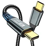 USB C ケーブル 1.5M 8K/60Hz 映像出力【20Gbps高速データ転送 100W/5A急速充電 PD対応】USB3.2 Gen2 Type-C ケーブル対応 超高耐久 ナイロン編み iPhone17/ MacBook Pro/iPad Pro/Xperia/AQUOS等タイプC対応