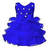 MIOIM 子供ドレス ベビー ワンピース キッズ 女児 チュチュスカート クリスマス 新年祝い 発表会 入園式 七五三 結婚式 花嫁介添人 お嬢様 フォーマル パーティードレス 0~2歳