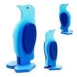 POTOJP 木製パズル 小さな立体パズ 立体の木製組立キット　 ペンギン (19種類動物展開)　 Mini 3D Puzzle Kids Educational Funny Toy　積み木　木のおも