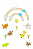 Goki Mobile Jungle friends Baby Toy [並行輸入品]