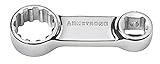 Armstrong 64-775 3/8 Drive 12 Point SAE Spline Torque Wrench Adapter #14, 7/16 by Armstrong