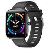 lightec(ライテック) スマートウォッチ iPhone対応 アンドロイド対応 Bluetooth 音楽再生 着信通知 運動記録 活動量計 歩数計 多種類運動モード スポーツウォッチ 長持ちバッテリー IP68 防水 防塵 ブラック GT1SN