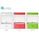 小さな野菜畑で新鮮野菜を収穫☆ ユーイング 水耕栽培器 グリーンファーム Cube(キューブ) UH-CB01G1 W・ホワイト G・グリーン [並行輸入品]
